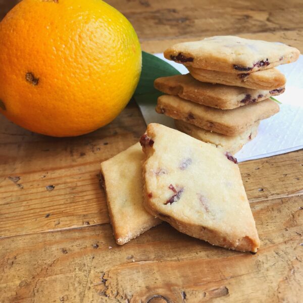 Cranberry Orange Shortbread